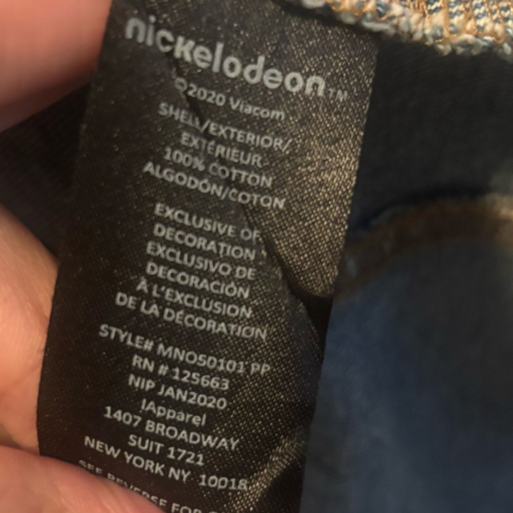 Nickelodeon Members Only Kids Rugrats Blue Denim Jacket Size Large - Picture 13 of 14